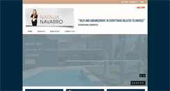 Desktop Screenshot of natalianavarro.com